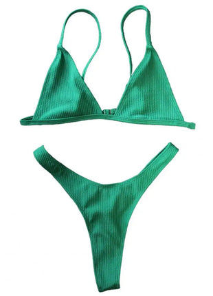 2 pezzi/set bikini da donna sexy set costumi da bagno da donna con cinturino per spaghetti senza fili ad asciugatura rapida platinumshop