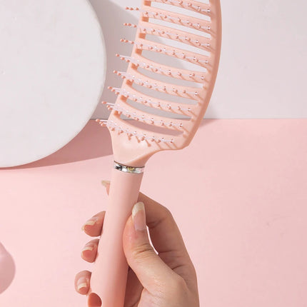 1pc anti-static massage brush  women's hair and scalp massage comb - straight hair professional tool Special for real hair wigs