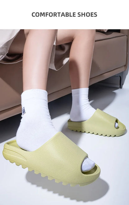 Women Men Slippers Fashion EVA Slides 2025 Summers Outdoor Beach Sandals Women Casual Shoes Man Flip-flops Men's Sandal