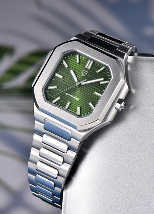 PDYS019 PAGANI DESIGN Orologi da polso al quarzo da uomo TMI VH31 37MM 10Bar Impermeabile 316L Acciaio inossidabile di lusso Zaffiro