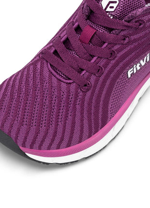 FitVille Wide Toe Box Shoes For Women Breathable Wide Fit Running Shoe Lightweight for Swollen Feet with Cushioned Relief Pain PlatiNum