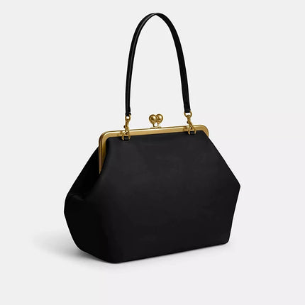 Classic Versatile Large Capacity Clip Bags For Women Luxury Designer Handbags Purses 2026 New In PU Lock Underarm Shoulder PlatiNum