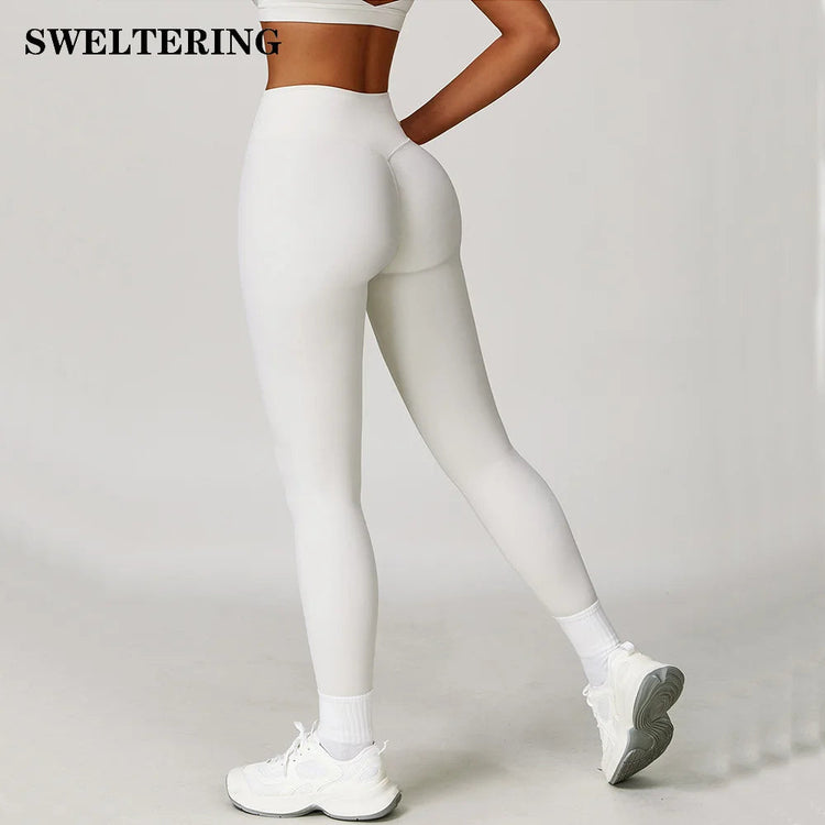 High Waist Yoga Leggings Women Push Up Sport Leggings Fitness Running Hip Lift Yoga Pants Highly Elastic Gym Workout Leggings PlatiNum
