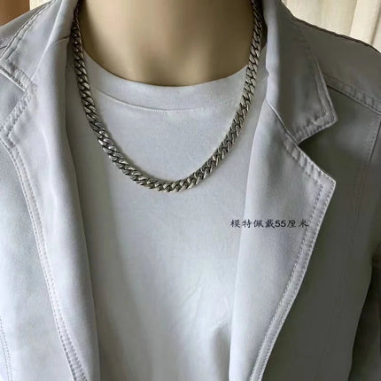 100% S925 Collana in argento sterling Bracciale Punk S925 Gioielli in argento Non sbiadisce mai Carry certificato Uomo Donna Gioielli Regali platinumshop