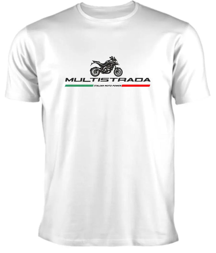 T-shirt per tifosi di motociclette multistrada italiana 100% cotone O-Collo manica corta estate casual T-shirt da uomo streetwear