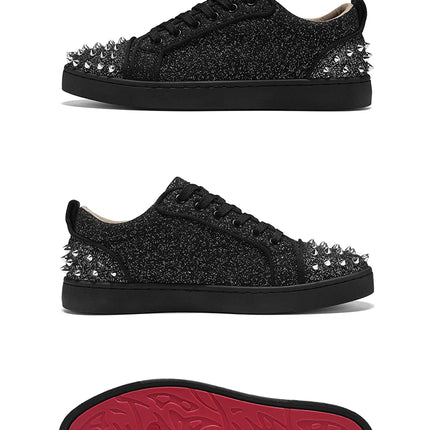 Comfortable Breathable Studded Sneakers for Men Women Casual Sports Shoes Fashion Lightweight Walking Shoes