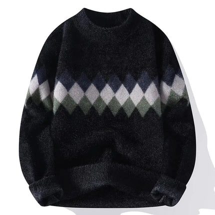 Winter Sweaters for male men thick O-neck sweater men Student youth sweaters autumn Men's wool Casual Knitwear Pullover