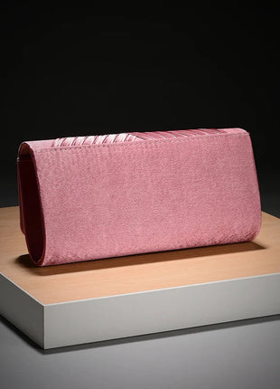 Luxury Stripes Designer One-shoulder bag Envelope Evening Clutch Bags hardware shoulder bag women wedding party gift bag PlatiNum