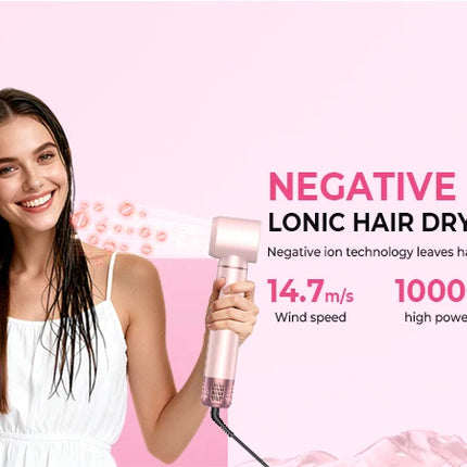 Ukliss 5 in 1 Hair Dryer Hot Comb Set Professional Curling Iron Hair Straightener Styling Tool For Professional Hair Dryer Household