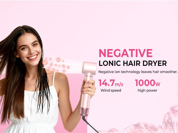 Ukliss 5 in 1 Hair Dryer Hot Comb Set Professional Curling Iron Hair Straightener Styling Tool For Professional Hair Dryer Household