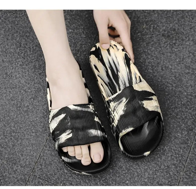 Pantofole da soggiorno Walk Around Home Pantofole da uomo originali per uomo Scarpe diapositive Sandali estivi da uomo Infradito Pantofola da casa