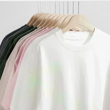 New Fashion Bestseller - Cotton Crew Neck Oversized Summer T-Shirt for Men and Women, Stylish and Breathable Top