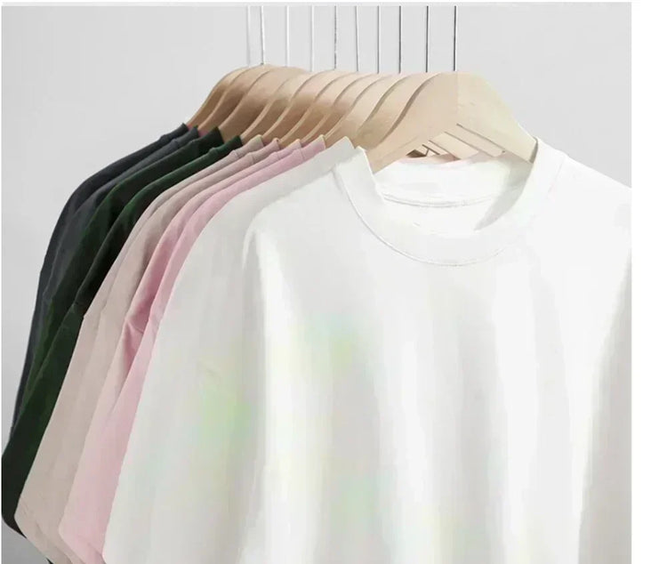 Nuovo Stile alla Moda Bestseller - T-Shirt Estiva in Cotone a Girocollo Vestibilità Ampia per Uomo e Donna, Top Elegante e Traspirante
