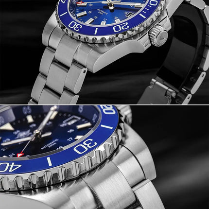 ADDIESDIVE Men's Watch 8215 Mechanical Sapphire Luminous Diving Watch 200m Ceramic Bezel Automatic Watch Clock Gift Watch AD2504
