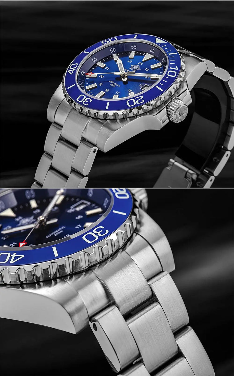ADDIESDIVE Men's Watch 8215 Mechanical Sapphire Luminous Diving Watch 200m Ceramic Bezel Automatic Watch Clock Gift Watch AD2504