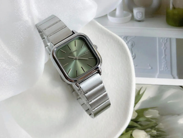 Orologio da donna di lusso Orologio da polso al quarzo da donna con cintura in acciaio alla moda delle migliori marche Montre Femme Bellissimi regali Orologi da donna di lusso platinumshop