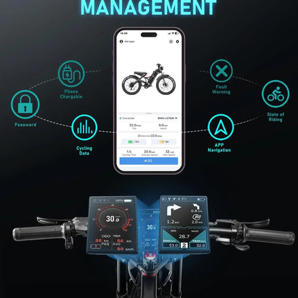 【Romeo pro2 spot】Bicicletta elettrica da città Romeo pro2 3000W con doppio motore, batteria integrata 52V 70Ah, pneumatici grandi, ruote da 26x4.0