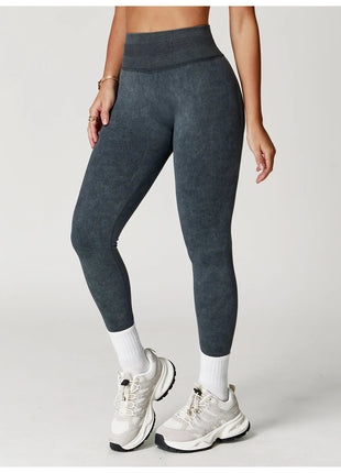 Yoga Pants Impact Leggings Women Seamless Sports Yoga Pant High Waist Ribbed Gym Clothes Fitness Workout Wear Scrunch Bum Tights PlatiNum