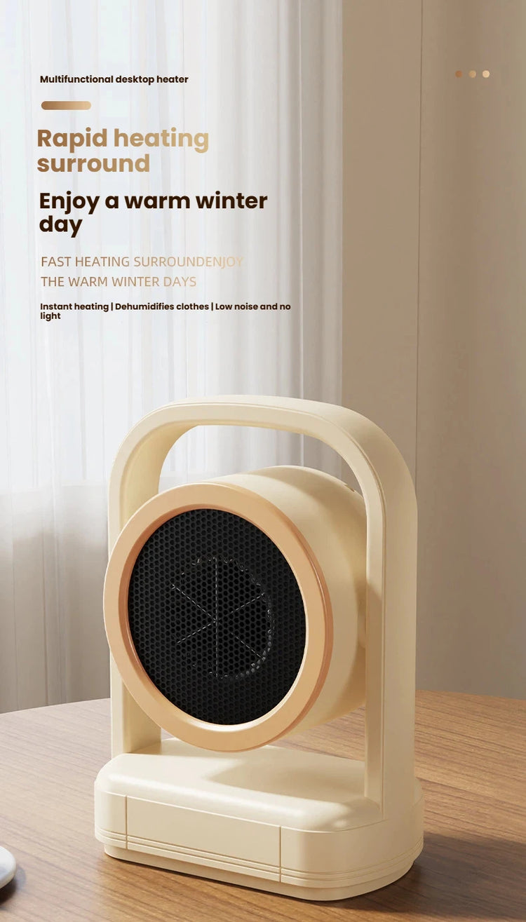Portable Space Heater for Personal Use 500W Electric Heaters Indoor with Thermostat Fast Heating for Bedroom Office and Indoor