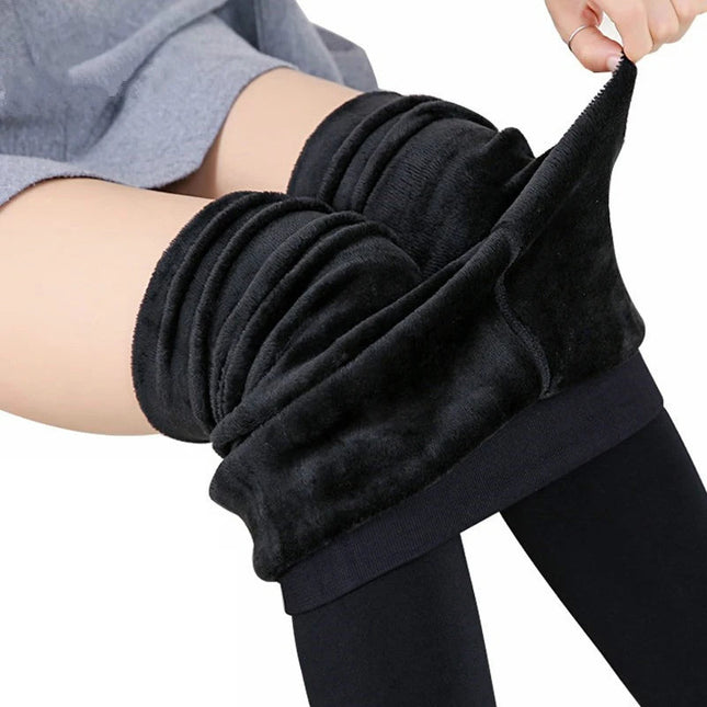 Winter Leggings For Women Warm Leggins Solid Color Velvet Leggins High Waist Leggings Stretchy Leggings dropshipping PlatiNum