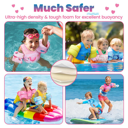 Children's Life Jacket Children's Swimming Arm Floating Whistle Life Vest Baby Swimsuit Safety Foam Pool Accessories for Kayak