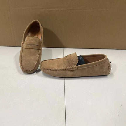 Scarpe casual da uomo fatte a mano Mocassini morbidi Scarpe da guida leggere Moda Slip on Flats Mocassini di alta qualità Scarpe da uomo antiscivolo
