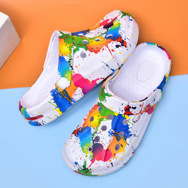 Flower Trunk Flats Scarpe basse da donna in tela traspirante con suola in gomma per primavera, autunno ed estate