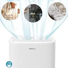SHINCO 30L Deumidificatore Elettrico per 105 m3 (35 m2), WiFi, Risparmio Energetico, Ripristino Automatico, Asciugatura del Lavanderia, Temporizzatore 24H