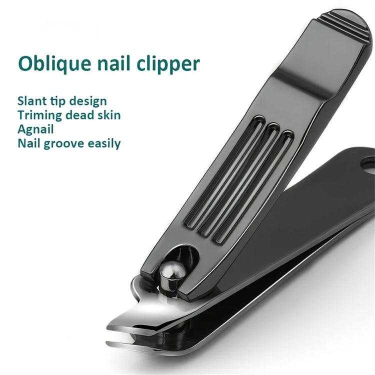 Stainless Steel Manicure 12 Pcs Set Pedicure Tool Portable Nail Clipper Kit with Storage Bag Beauty Grooming Tools