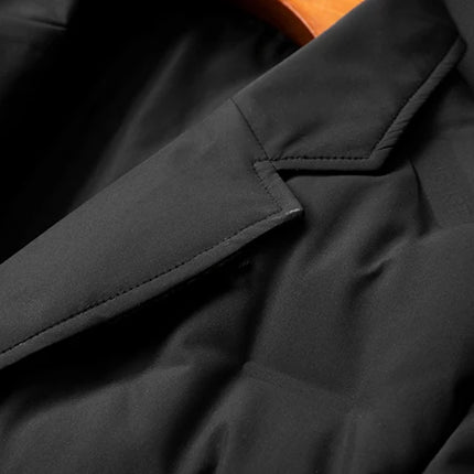 Minglu Autumn Winter White Duck Down Men's Down Blazers Luxury Solid Color Single Breasted Casual Male Jackets Down Man Coats