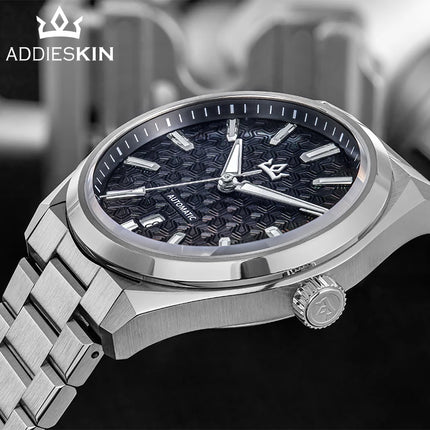 AddiesKIN Men Automatic Watch BGW9 Luminous 20Bar Waterproof Sapphire Glass 316L Stainless Steel K014 Mechanical Watch ST2130