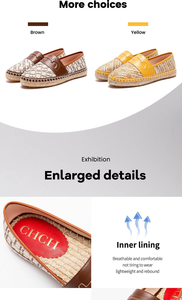 Retro Classic Style New Women's Flat Shoes Letter Print Design Women's Casual Fisherman Shoes Fashionable and Versatile
