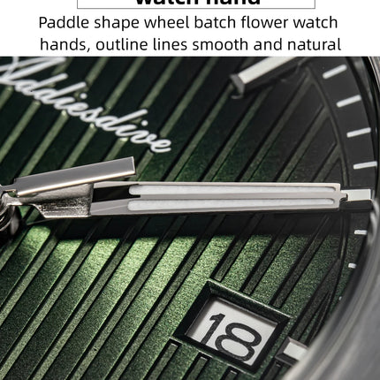 ADDIESDIVE Luxury Men's Automatic Watch Sapphire Glass Japan 8215 Mechanical Watch BGW9 Super Luminous Men Analog Watches AD2533