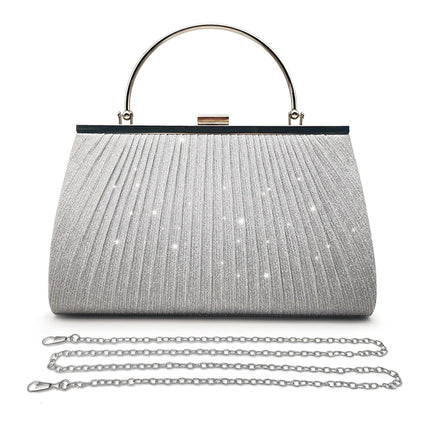 Pahajim Borse a tracolla Pochette glitterate da donna Borse da sera scintillanti Borsa con paillettes per matrimonio, festa, data, ballo di fine anno