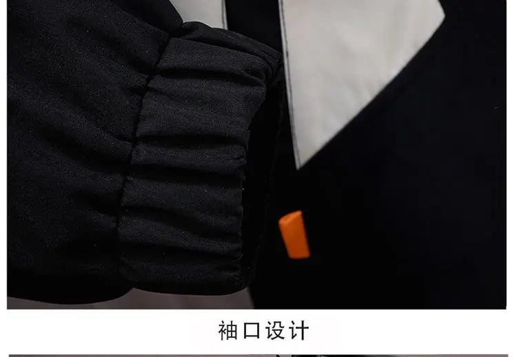 Autumn Casual Men Sets Two Pieces Fashion Korean Trend Hooded Jacket + Pants Spring Baseball Uniform Suit Man Outfit