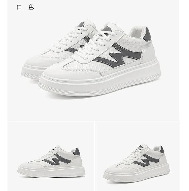Hot selling Breathable Thick soled Trendy waterproof Durable Casual height increasing shoes Increase by 6 centimeters