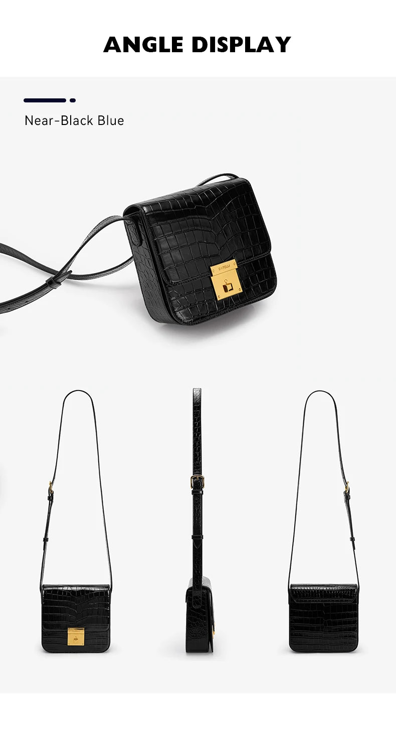 BAFELLI DONNE BORSE MODA 2025 IN PELLE MINI BOXY BAG CROSSBODY DESIGNER ORIGINALE Lusso Spalla SCHEDA MESSENGER FEMALE