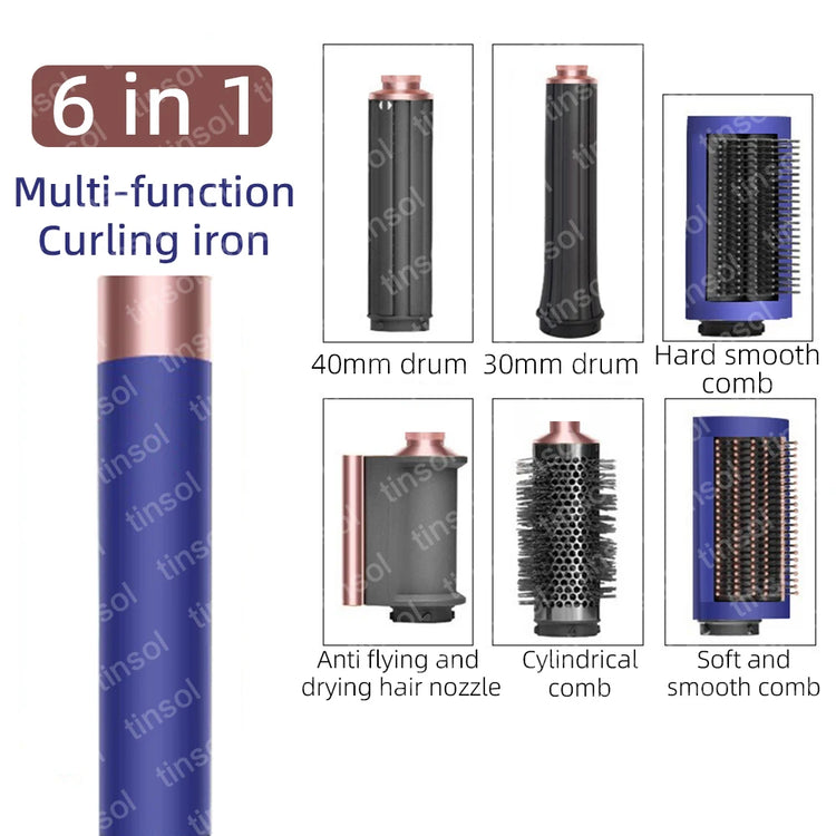 7-in-1 Multifunctional Hair Dryer 110,000 RPM High-Speed Hair Care Negative Ion Hair Dryer Quick Drying, Automatic Curling Set