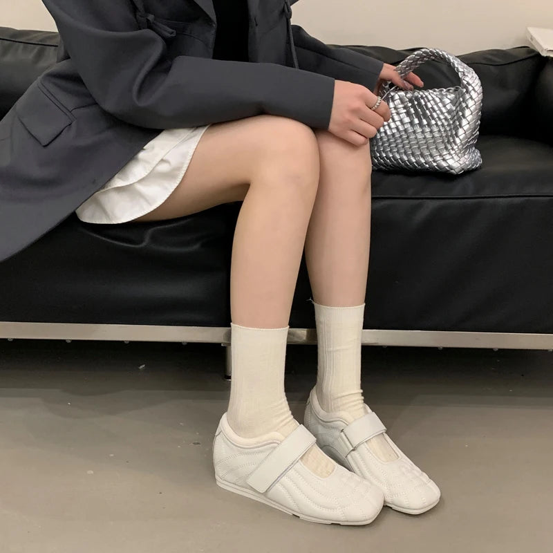 Low Heels Silver Shoes Women Pointed Toe Lace Up Sports Style High Heels Comfort Ladies Pumps Black Spring 2025 Shoes