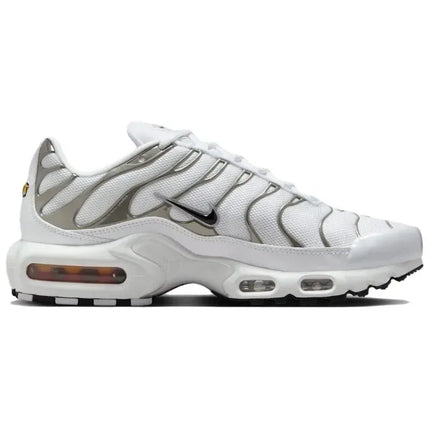 Nike Air Max Plus TN White Silver Women Retro Air Cushion Breathable Comfortable Running Shoes Trainers HJ9743-100