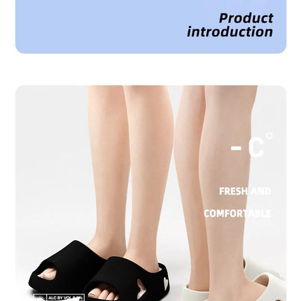 2025 Pantofole da donna alla moda Sandali Scivoli da spiaggia Scarpe da doccia spesse antiscivolo in tinta unita per la casa estiva all'esterno