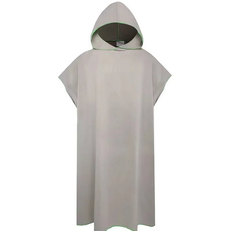 Poncho da surf Asciugamano fasciatoio Accappatoio con cappuccio Coperta da spiaggia in microfibra Asciugamano da bagno Asciugamano da spiaggia Muta Poncho da spiaggia per adulti