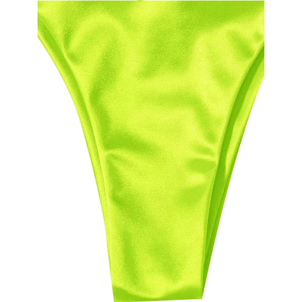 Sexy 13 colori Halter Satin Bikini brasiliano Donna Costumi da bagno Costume da bagno femminile Bikini a due pezzi Bagnante Costume da bagno Swim V4966 platinumshop