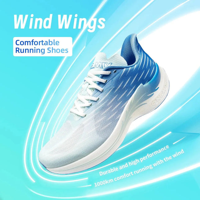 Onemix 2025 nuove scarpe da corsa veloci traspiranti uomo maratona sport casual scarpe sportive da donna uomo leggero corda per saltare all'aperto fitness PlatiNum