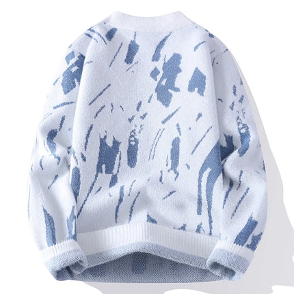Autumn Winter Sweaters for male men O-neck sweater men Student youth sweaters  Men's Casual Knitwear Pullover Top