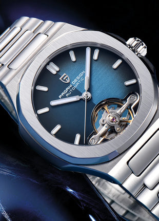 Nuovo Orologio da Uomo PAGANI DESIGN 2026 con Tourbillon Scheletrato, Orologio Automatico di Lusso di Alta Gamma per Uomo, Elegante Orologio da Polso Meccanico Sportivo