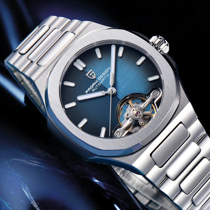 Nuovo Orologio da Uomo PAGANI DESIGN 2026 con Tourbillon Scheletrato, Orologio Automatico di Lusso di Alta Gamma per Uomo, Elegante Orologio da Polso Meccanico Sportivo