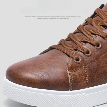 Casual Shoes Loafers British Leather Sneakers Flats Shoes Classic Men Leather Shoes Spring Summer New Trendy Designer Loafers