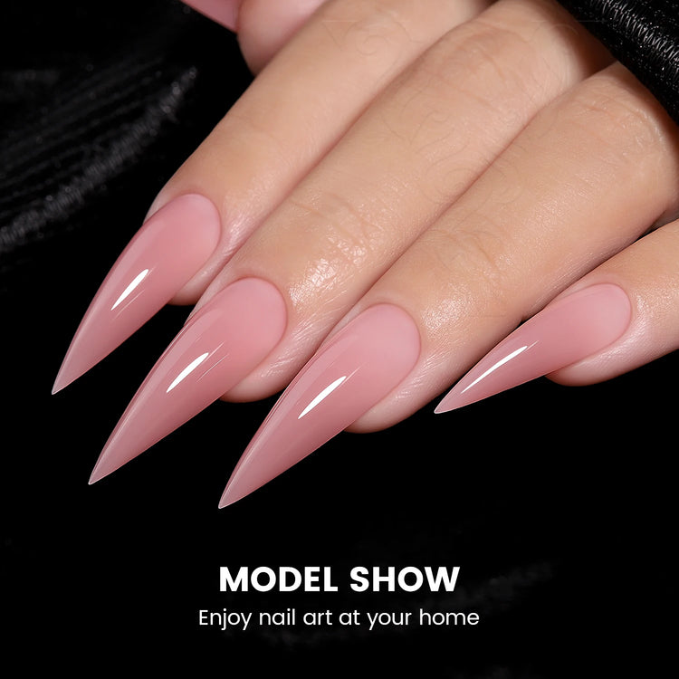 Original YOKEFELLOW Sandwich Dual Nail Form Short Stiletto Nail Extension Form 240pcs Top Form Bottom Form For Quick Nail Extensions IM222