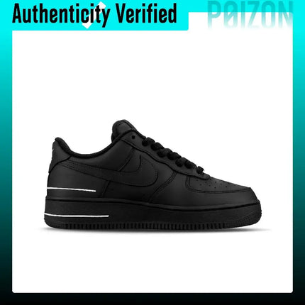 Nike Air Force 1 Skate Shoes Unisex Low-top Black White CW2288-001(Team333)